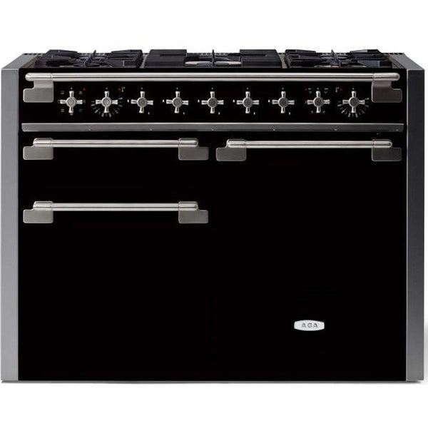 AGA 48in Elise Dual Fuel Range AEL481DFMBL IMAGE 1
