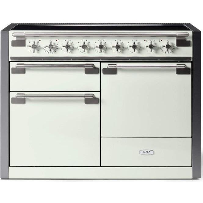 AGA 48in Elise Induction Range AEL481INWHT IMAGE 1