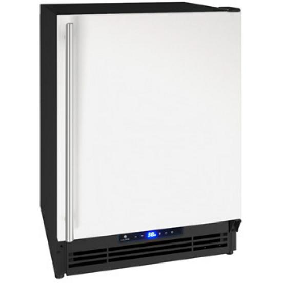 U-Line 21-inch, 2.1 cu.ft. Freestanding Compact Refrigerator with Ice Machine UARI121-WS01A IMAGE 1