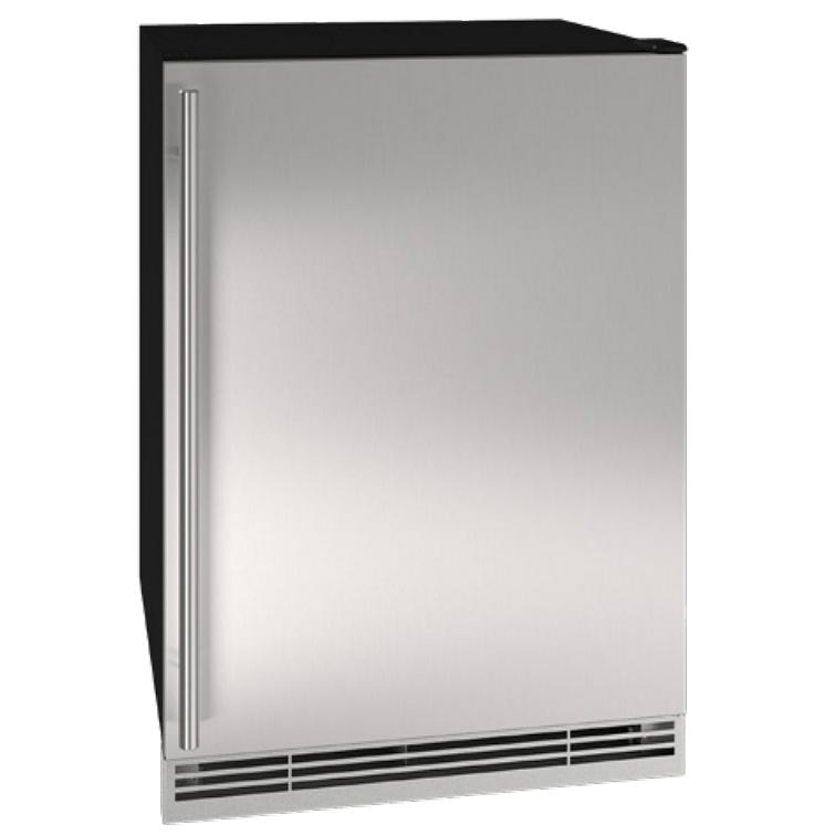 U-Line 24-inch, 4.2 cu.ft. Freestanding Compact Refrigerator with LED Lighting UHRF124-SS01A IMAGE 1
