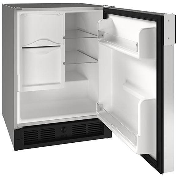 U-Line 21-inch, 2.1 cu.ft. Freestanding Compact Refrigerator with Ice Maker UMRI121-SS01A IMAGE 2