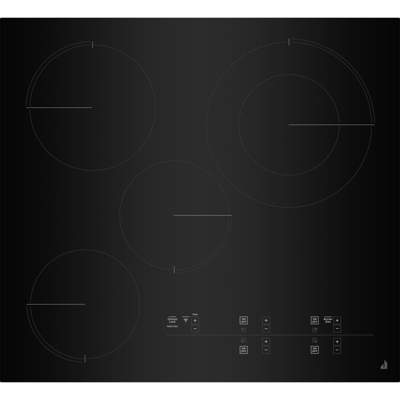 JennAir 24-inch Built-In Electric Cooktop with Emotive Controls JEC4424KB IMAGE 2