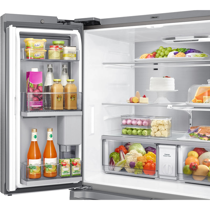 Dacor 36-inch, 22.8 cu.ft. Counter-Depth French 3-Door Refrigerator with Dual Reveal™ Doors DRF36C700SR/DA IMAGE 10