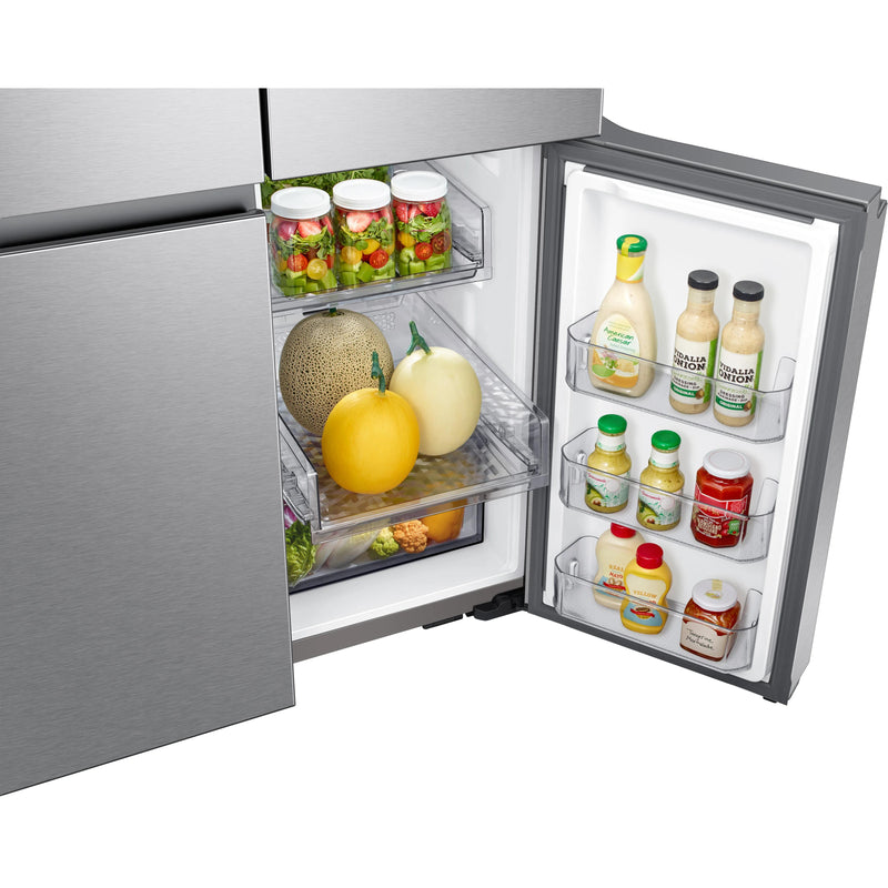 Dacor 36-inch, 22.8 cu.ft. Counter-Depth French 3-Door Refrigerator with Dual Reveal™ Doors DRF36C700SR/DA IMAGE 11