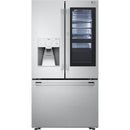 LG STUDIO 36-inch, 23.5 cu.ft. Freestanding French 3-Door Refrigerator with Wi-Fi Connect SRFVC2416S IMAGE 3