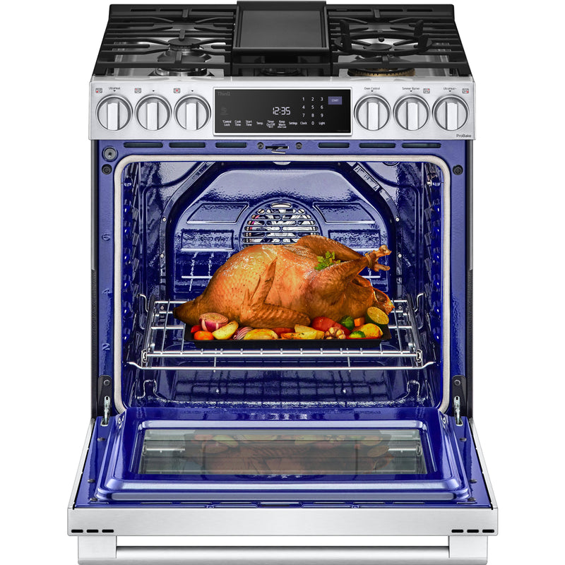 LG STUDIO 30-inch Slide-in Gas Range with Convection Technology LSGS6338F IMAGE 3