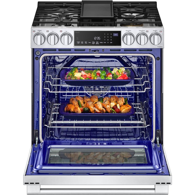 LG STUDIO 30-inch Slide-in Gas Range with Convection Technology LSGS6338F IMAGE 4