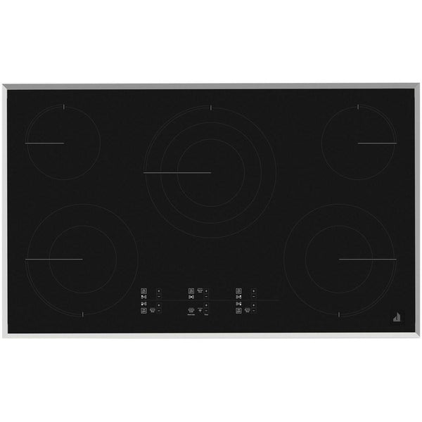 JennAir 36-inch Built-In Electric Cooktop with Emotive Controls JEC4536KS IMAGE 1