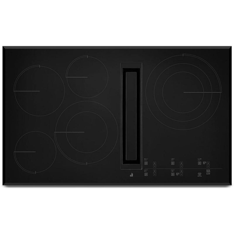 JennAir 36-inch Built-In Electric Cooktop with Downdraft JED4536KB IMAGE 1