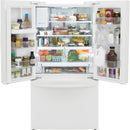 Frigidaire 36-inch, 27.8 cu. ft. French 3-Door Refrigerator with Dispenser FRFS2823AW IMAGE 3