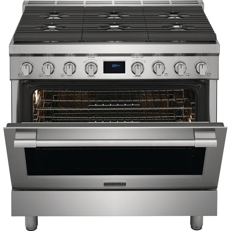 Frigidaire Professional 36-inch Freestanding Dual Fuel Range with Convection Technology PCFD3668AF IMAGE 11