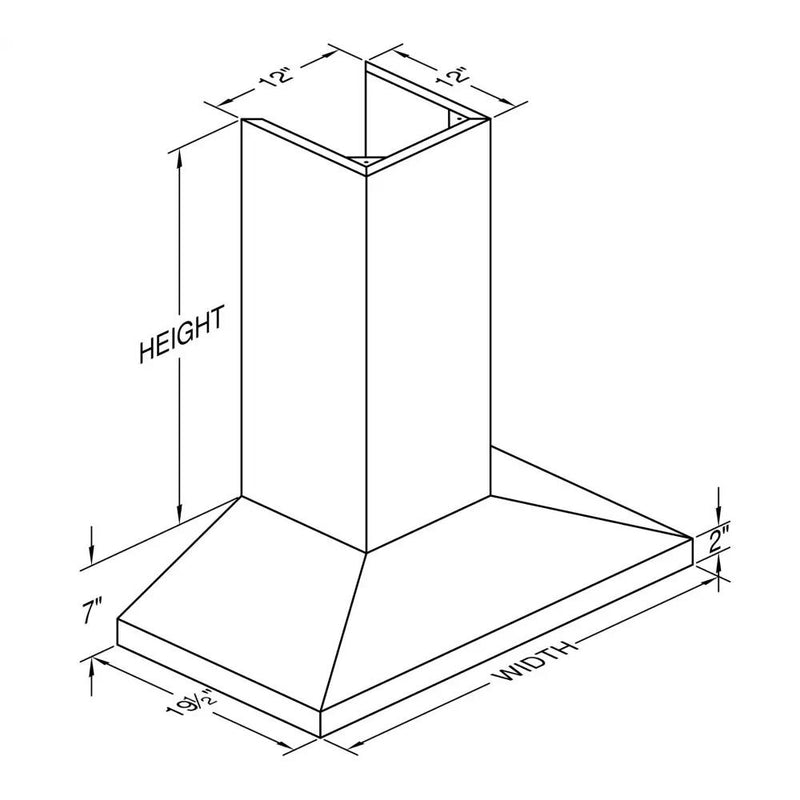 Vent-A-Hood 30-inch Wall Mount Range Hood PDH7-K30BC IMAGE 2