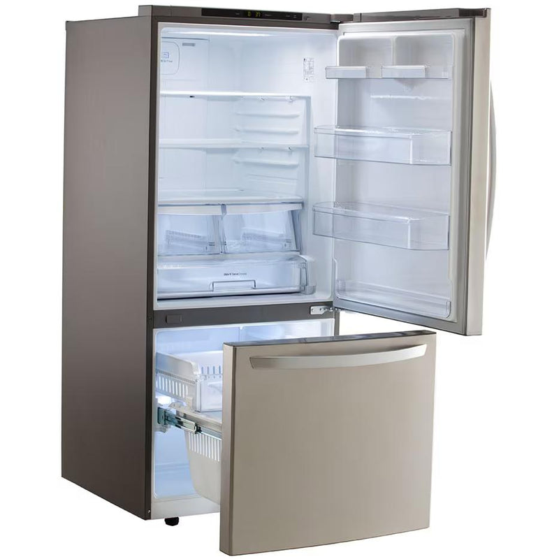 LG 30-inch, 22.1 cu.ft. Freestanding Bottom Freezer Refrigerator with Multi-Air Flow System LRDNS2200S IMAGE 4