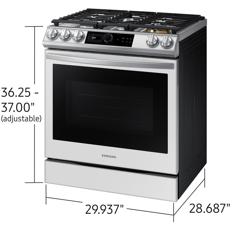 Samsung 30-inch Slide-in Gas Range with Air Fry Technology NX60BB871112AA IMAGE 13