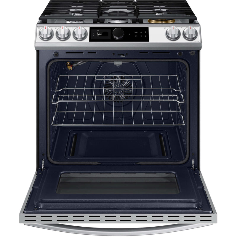 Samsung 30-inch Slide-in Gas Range with Air Fry Technology NX60BB871112AA IMAGE 2