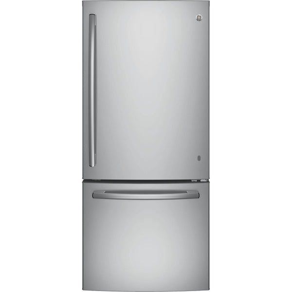 GE 20.9 cu.ft. Bottom Mount Refrigerator with LED Lighting GBE21AYRKFS IMAGE 1