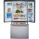 GE Profile 24.8 Cu. Ft. French 3-Door Refrigerator with Dispenser PFE24HYRKFS IMAGE 3
