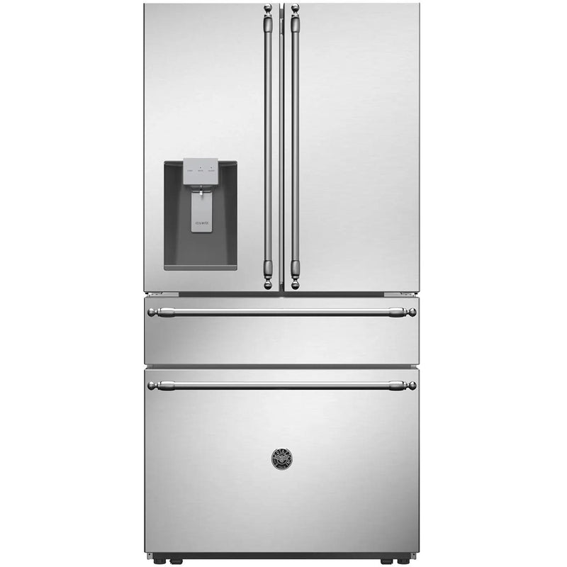 Bertazzoni 36-inch, 21.6 cu.ft. French 4-Door Refrigerator REF36FDFZXNT IMAGE 1