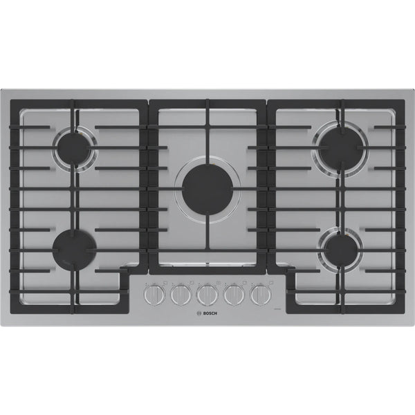 Bosch 36-inch 500 Series Gas Cooktop NGM5658UC IMAGE 1