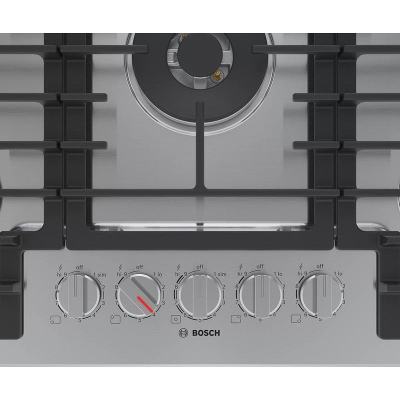 Bosch 30-inch 800 Series Gas Cooktop NGM8058UC IMAGE 2