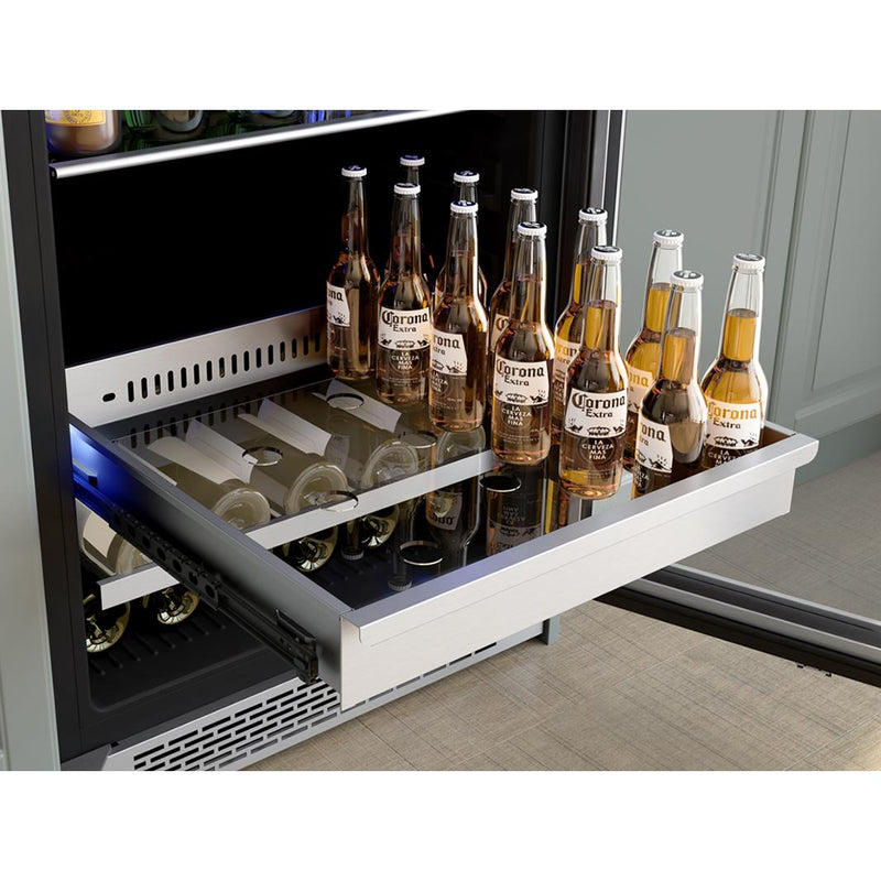Zephyr PRESRV™ Series 15.3 cu.ft. Freestanding Combination Beverage/Wine Center PRWB24F02AG IMAGE 4