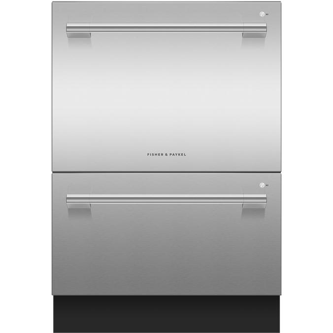 Fisher & Paykel 24-inch Built-in Double Drawer Dishwasher with Wi-Fi Capability DD24DTX6PX1 IMAGE 1