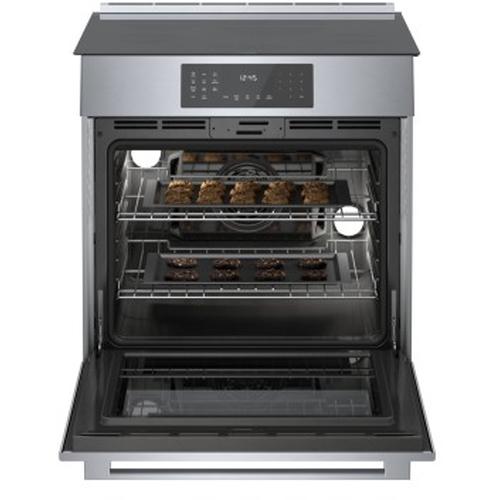 Bosch 30-inch Slide-in Induction Range with Genuine European Convection HII8057C IMAGE 3