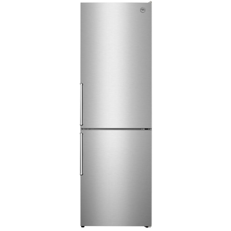 Bertazzoni 24-inch, 10.8 cu.ft. Freestanding Bottom Freezer Refrigerator with No-Frost System REF24BMFXNV IMAGE 1