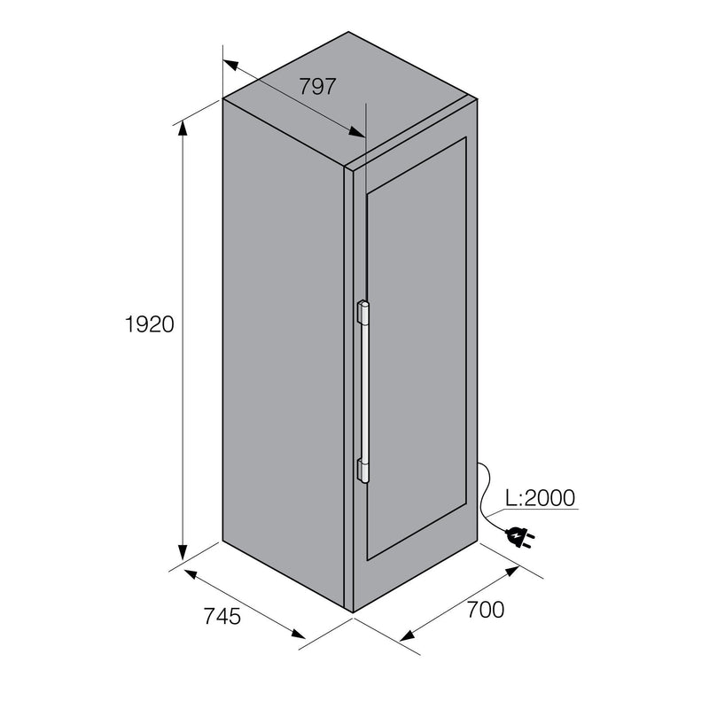 Asko 28in Freestanding Wine Cooler 738664 IMAGE 9