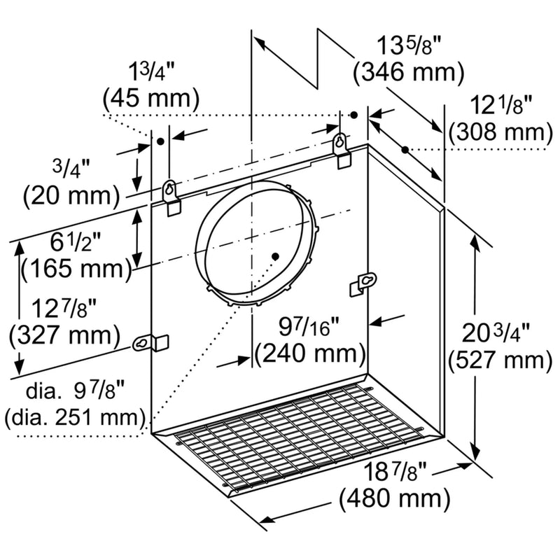 Thermador 1000 CFM External Hood Blower VTR2FZ IMAGE 2