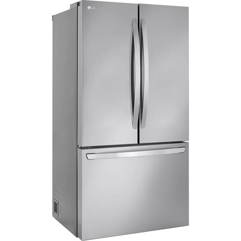 LG 36-inch, 27 cu. ft. Counter-Depth Refrigerator Bottom Freezer Refrigerator LRFLC2706S IMAGE 3