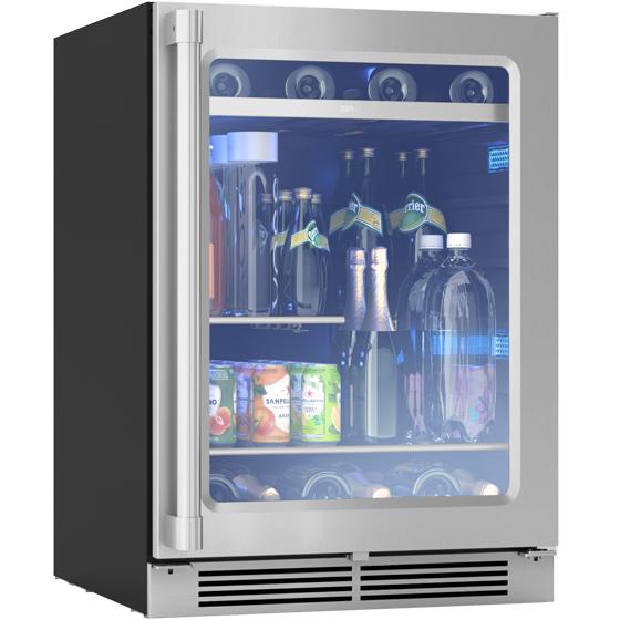 Zephyr Presrv 5.6 cu. ft. Freestanding 24-inch Beverage Center with a Single Zone PRPB24C01AG IMAGE 1