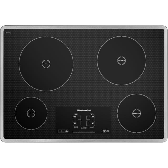 KitchenAid 30-inch Built-in Induction Cooktop KICU500XSS IMAGE 2