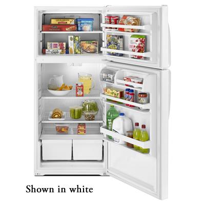Whirlpool 28-inch, 14.4 cu. ft. Top Freezer Refrigerator W4TXNWFWT IMAGE 2