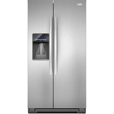 Whirlpool 36-inch, 26.36 cu. ft. Side-by-Side Refrigerator with Ice and Water WSF26D4EXA IMAGE 1